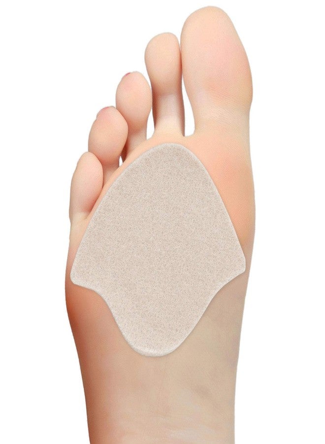 Steins 1/4” Adhesive Felt Metatarsal-Sesamoid #105 Foot Pads, Reduces Pain and Pressure on Ball of Foot, Promotes Healing of Metatarsalgia and High Arches, Left, 100 Count - Image 1